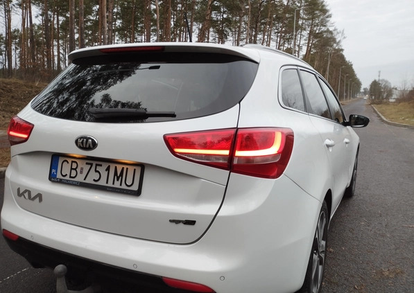 Kia Ceed cena 44500 przebieg: 91619, rok produkcji 2016 z Bydgoszcz małe 352